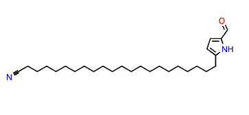 22-(5-Formyl-1H-pyrrol-2-yl)-docosanenitrile